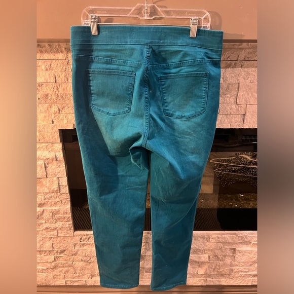 Soft Surroundings Medium Turquiose pull-on pants - Picture 7 of 9
